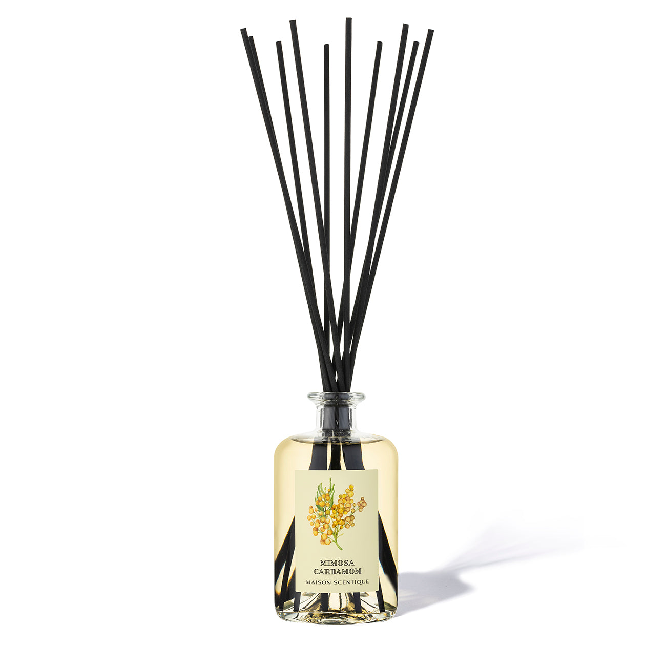 Луксозен ароматизатор за стая Mimosa and Cardamon 500 ml. Ароматизатор с клечки. Reed Diffuser