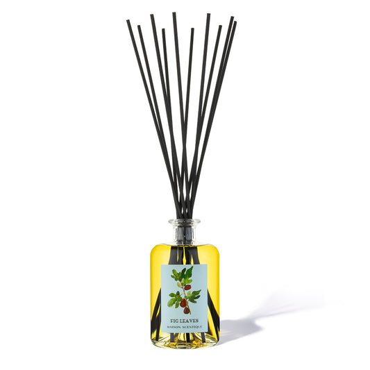 Луксозен ароматизатор за стая Fig Leaves 500 ml. Ароматизатор с клечки за дома. Reed Diffuser