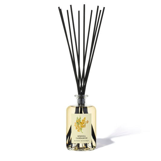 Луксозен ароматизатор за стая Mimosa and Cardamon 500 ml. Ароматизатор с клечки. Reed Diffuser