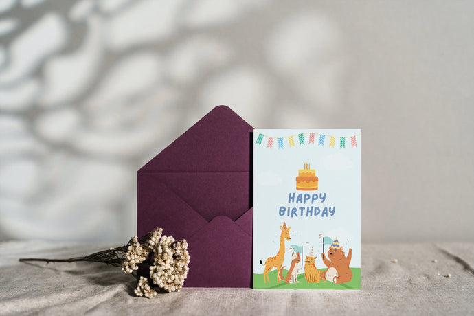 Картичка Animal pals festivity